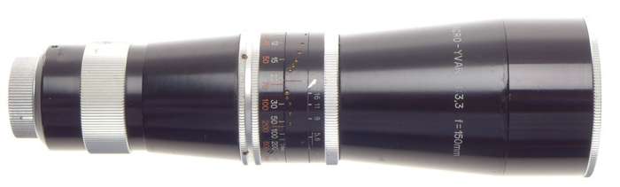 Macro-Yvar 1:3.3 f=150mm C-mount lens micro 4/3 black magic 3.3/150mm cap hood