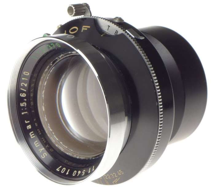 SCHNEIDER Symmar 1:5.6/210mm or 1:12/370mm dual range large format Linhof lens