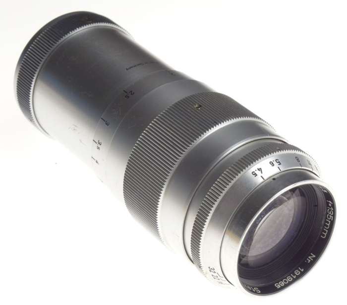 Steinheil CULMINAR 1:4.5/135mm lens Universal turret viewfinder hood M39 leica