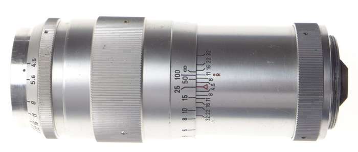 Steinheil CULMINAR 1:4.5/135mm lens Universal turret viewfinder hood M39 leica