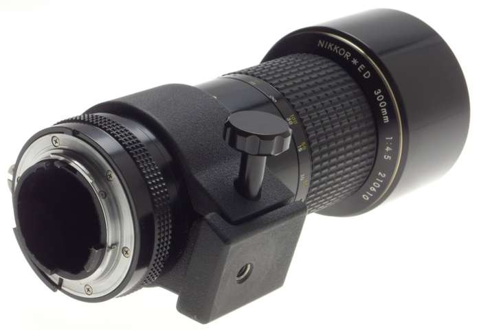 AI-S NIKKOR ED 300mm 1:4.5 FITS DF CAPS FILTER CASE 300/4.5 SLR NIKON LENS f=300