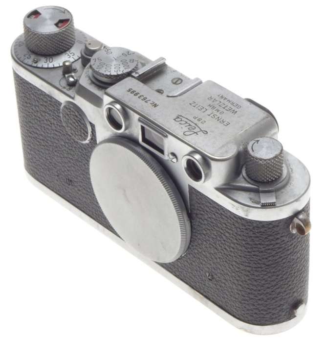 WELL USED LEICA IIF LEITZ 35mm FILM CAMERA 2f BODY M39 SCREW MOUNT RANGE FINDER