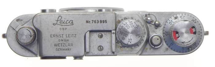 WELL USED LEICA IIF LEITZ 35mm FILM CAMERA 2f BODY M39 SCREW MOUNT RANGE FINDER