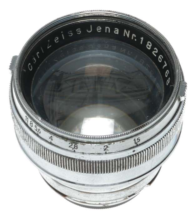 Zeiss Sonnar 1.5 f=5cm Contax RF mount lens 1.5/50 mm fast f/1.5 vintage optics