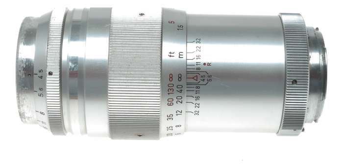 Steinheil f/4.5 Culminar f=135mm chrome tele lens Exakta mount4.5/135mm
