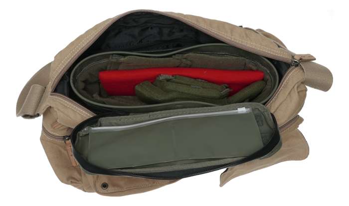 Wotancraft Camel Active Camera Shoulder Bag MK-II Waterproof Insert