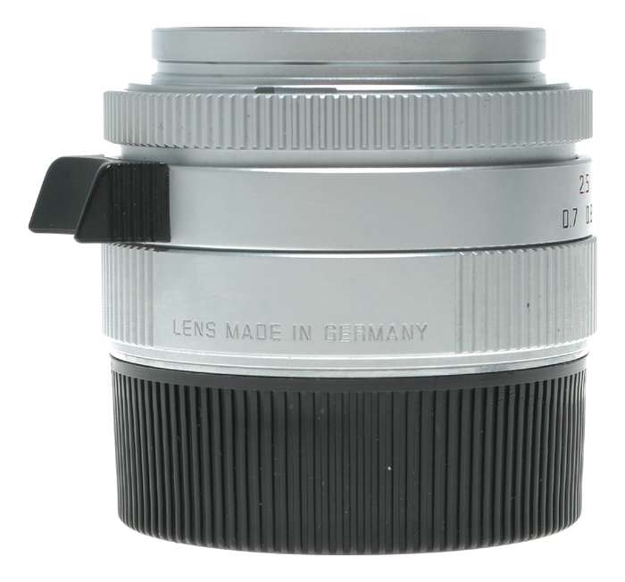 Leica Summicron-M 1:2/35mm Asph. Silver 11882 Boxed hood pouch papers