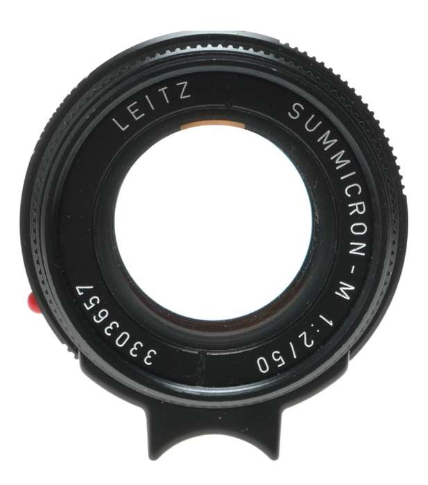 Leica Summicron-M 1:2/50 black RF camera Leitz lens box caps 11819