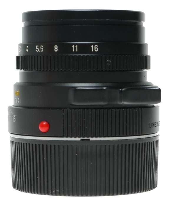 Leica Summicron-M 1:2/50 black RF camera Leitz lens box caps 11819