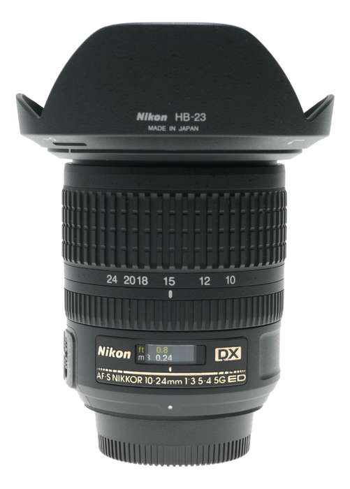 Nikon Af-s Dx Nikkor 10-24mm F3.5-4.5G Ed Af Zoom lens HB-23 hood