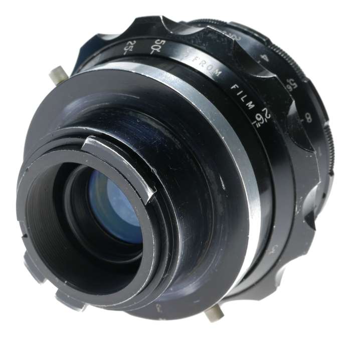 Kinoptik 1:2 f=50mm Apochromat FOCALE camera lens 2/50 Cameflex caps CLA'd