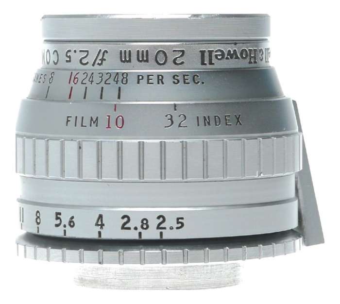Bell & Howell 20mm f/2.5 COMATcine movie camera lens