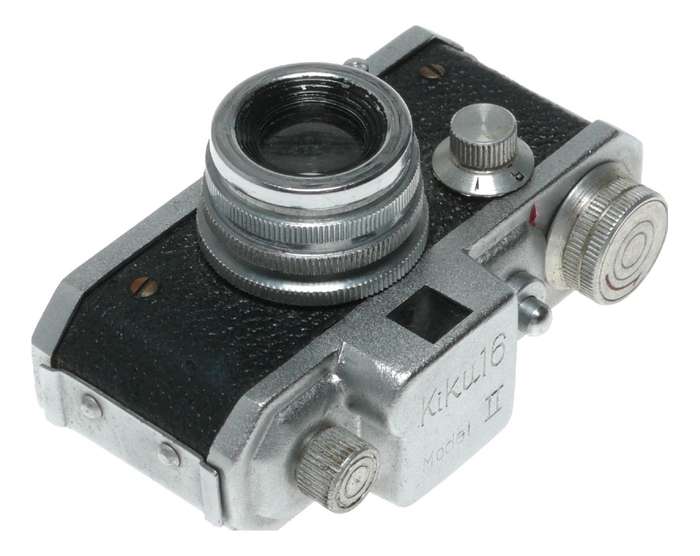 Kiku 16 Model II sub miniature film spy camera 14x14 exposures by Morita Trading