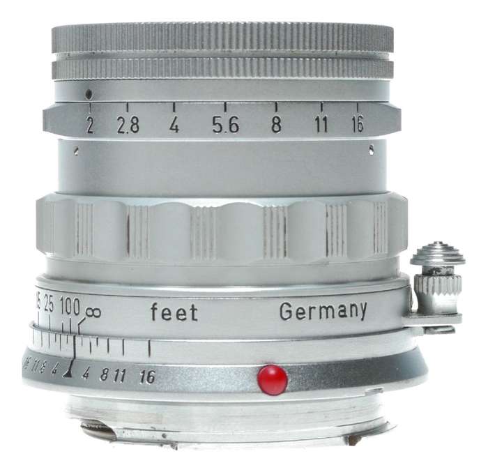 Leica M3 35mm RF film camera Summicron f=5cm 1:2 lens Meter MC filters half case