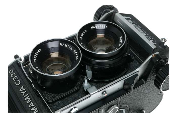 Mamiya C330 Pro f Blue Dot TLR film camera Sekor 1:2.8 f=80mm in box