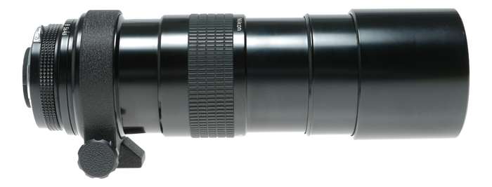 Nikon Nikkor 1:4.5 300mm SLR camera telephoto lens tripod mount