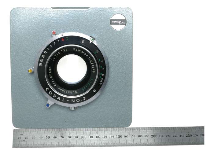 Schneider Symmar 1:5.6/240 1:12/420 dual range convertible lens Arca-Swiss board