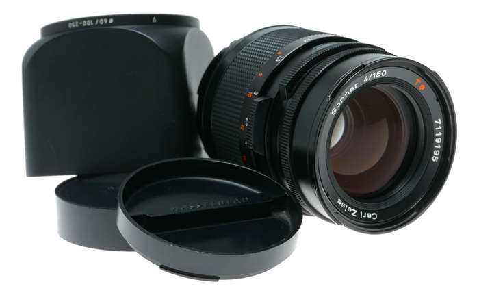 Hasselblad Zeiss Sonnar 4/150 T camera lens shade hood 60/100-250