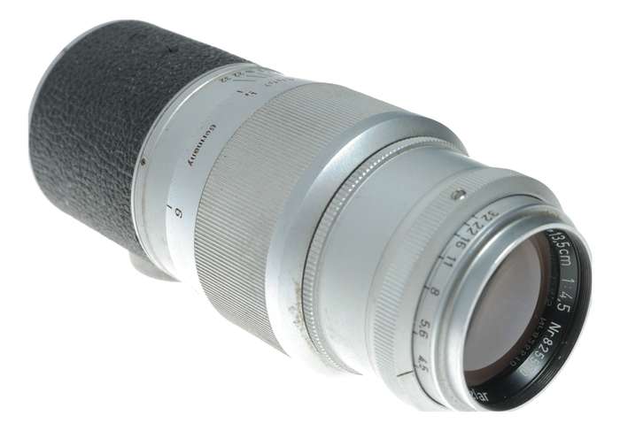 Ernst Leitz Wetzlar Hektor f=13.5cm 1:4.5 M39 Leica camera lens
