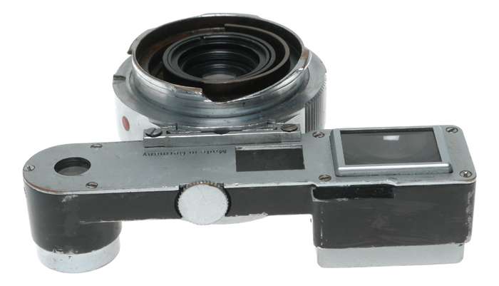 Leitz Wetzlar Summaron f=3.5cm 1:3.5 Leica M RF camera lens goggles shade hood