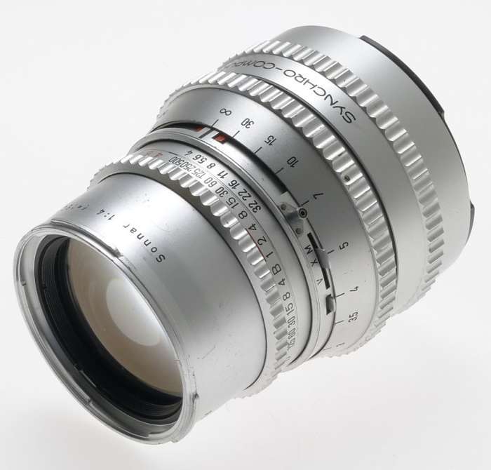 HASSELBLAD ZEISS SONNAR CHROME f=150mm FITS 500 C/M CAMERA CAPS 1:4/150mm KEEPER