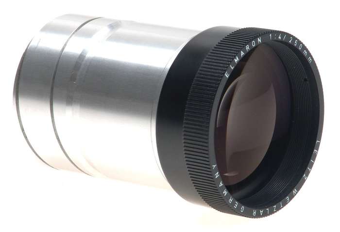 LEICA PRADOVIT NEW LENS ELMARON 4/250 mm CASED NR LEITZ