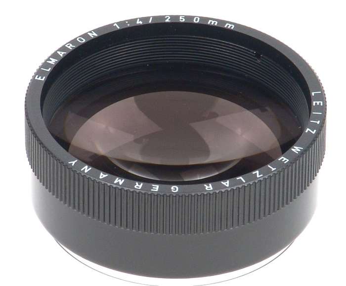 LEICA PRADOVIT NEW LENS ELMARON 4/250 mm CASED NR LEITZ