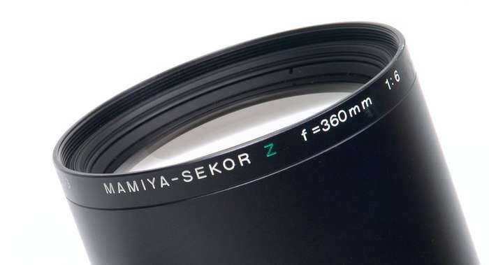 MAMIYA-SEKOR Z RZ CAMERA LENS f=360mm 1:6 HOOD CAP RARE