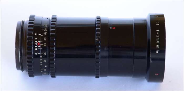 ZEISS OPTON SONNAR 1:4 f=250mm T RARE HASSELBLAD 1600f