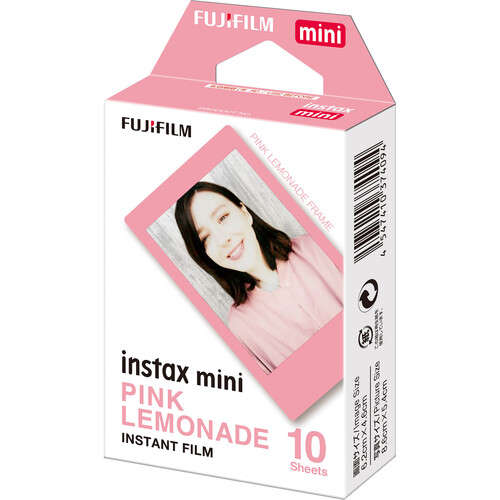 Fujifilm INSTAX MINI Instant Film-Pink Lemonade (10 Exposures)