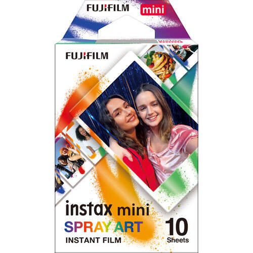 FUJIFILM INSTAX MINI Spray Art Instant Film (10 Sheets)