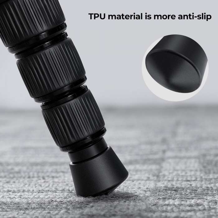 K&F Concept Universal 3 Piece Anti-Slip Rubber Tripod Feet Replacement