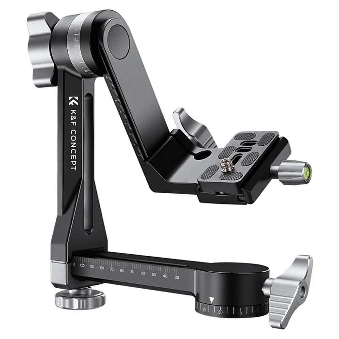 K&F Concept Professional CNC Aluminium Alloy Tripod Gimbal Head