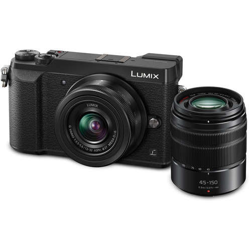 Panasonic Lumix GX85 Mirrorless Camera with 12-32mm and 45-150mm Lenses and Accessories Kit 