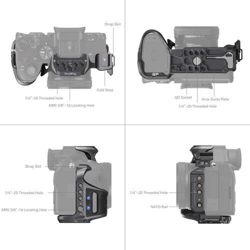 SmallRig "Rhinoceros" Cage Kit For Sony a7R V, a7 IV & a7S III
