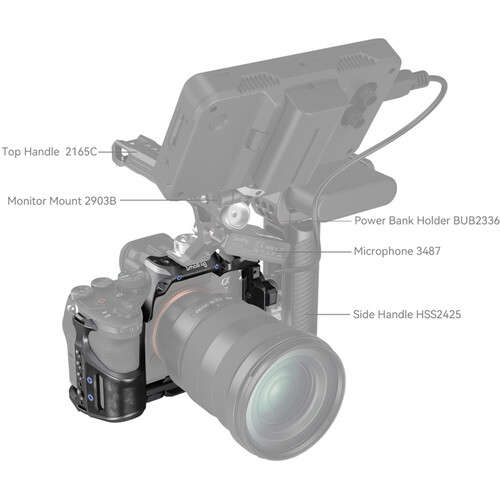 SmallRig "Rhinoceros" Cage Kit For Sony a7R V, a7 IV & a7S III