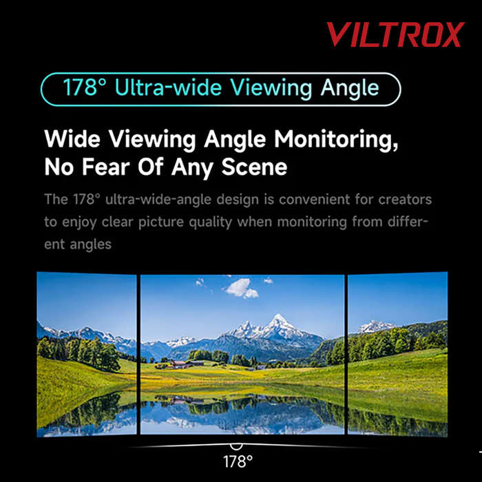 VILTROX 5.5" DC-550 HD Camera Monitor-In/Out-Door Photos/Video