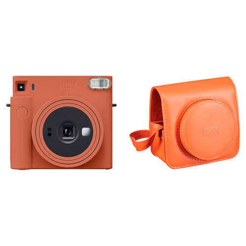 Fujifilm INSTAX SQUARE SQ1 Instant Film Camera Bundle Kit 3 (Terracotta Orange)