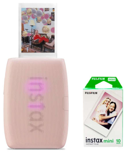 Fujifilm INSTAX MINI LINK® 3 Smartphone Printer Kit 3 (Pink)