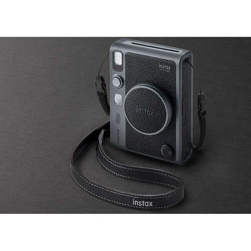 Fujifilm INSTAX MINI EVO Limited Edition Hybrid Instant Camera Bundle (Dark Silver)