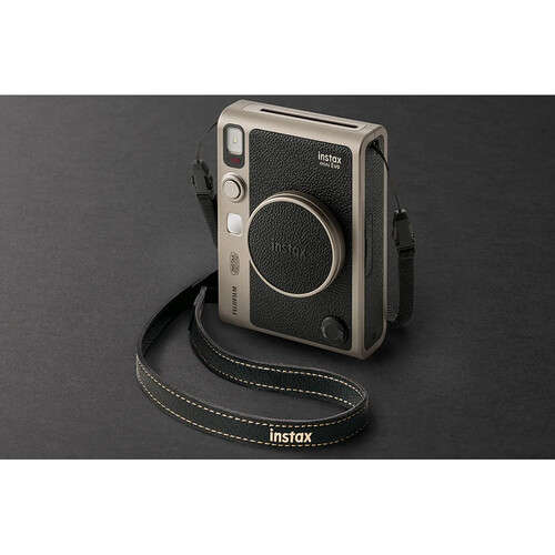 Fujifilm INSTAX MINI EVO Limited Edition Hybrid Instant Camera Bundle (Titanium Gold)