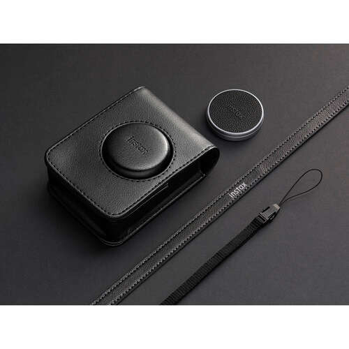 Fujifilm INSTAX MINI EVO Limited Edition Hybrid Instant Camera Bundle (Dark Silver)