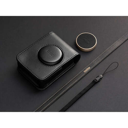 Fujifilm INSTAX MINI EVO Limited Edition Hybrid Instant Camera Bundle (Titanium Gold)