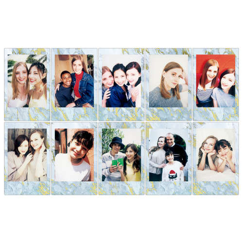 Fujifilm INSTAX MINI Instant Film-Blue Marble (10 Exposures)