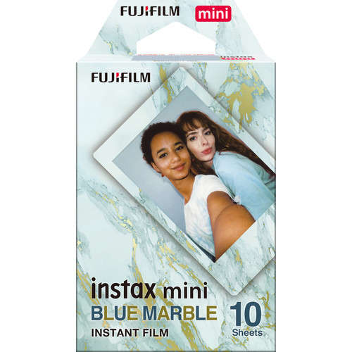 Fujifilm INSTAX MINI Instant Film-Blue Marble (10 Exposures)
