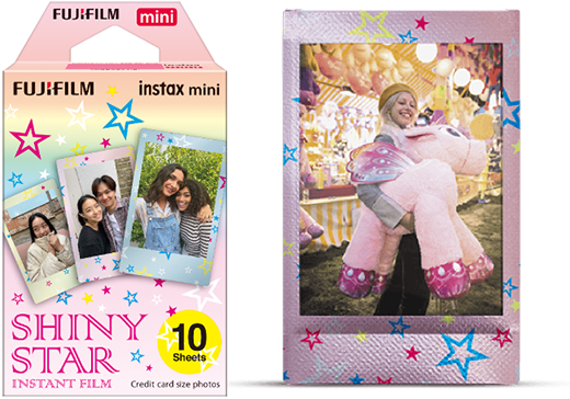 Fujifilm INSTAX MINI Instant Film-Shiny Star (10 Exposures)