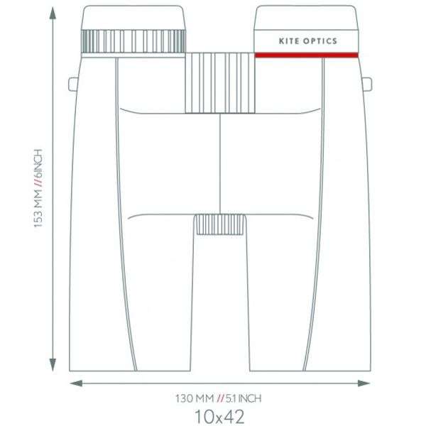 Kite Optics Ursus 10x42 Binocular