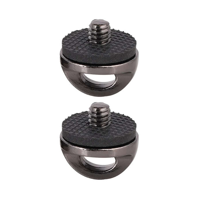 E-Photographic 1/4 -20 Thread D-Ring Camera Strap/Harness Screw - 2 Pack