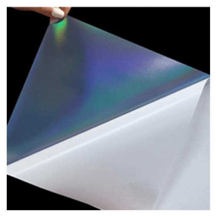 Waterproof Semi-Clear holographic printable vinyl