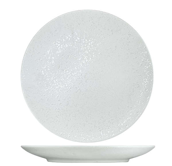 NOVA RAIN WHITE COUPE PLATE 17CM(PACK OF 6)